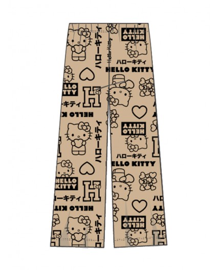 Брюки трикотажные для девочек бежевый,черный