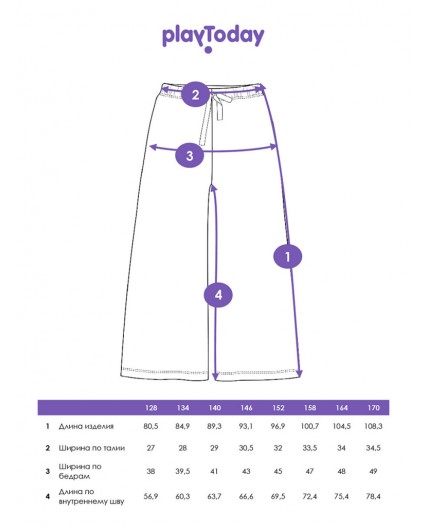 Брюки трикотажные для девочек бежевый,черный