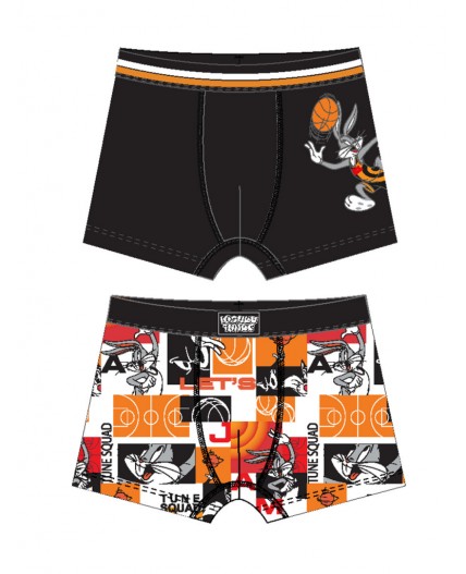 Трусы трикотажные для мальчиков - боксеры, 2 шт в комплекте разноцветный