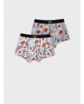 Трусы трикотажные для мальчиков - боксеры, 2 шт в комплекте разноцветный