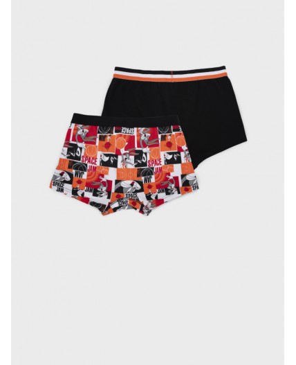 Трусы трикотажные для мальчиков - боксеры, 2 шт в комплекте разноцветный