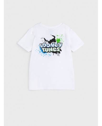 Фуфайка трикотажная для мальчиков (футболка) белый