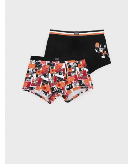 Трусы трикотажные мужские - боксеры, 2 шт в комплекте разноцветный