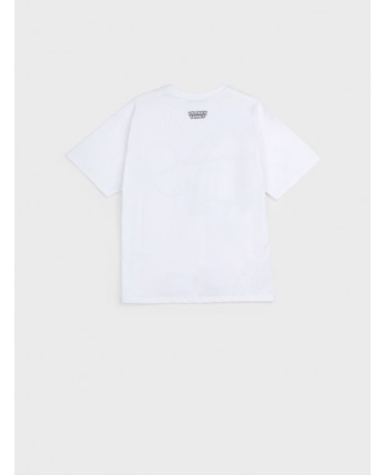 Фуфайка трикотажная для мальчиков (футболка) белый