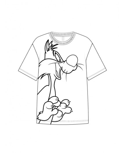 Фуфайка трикотажная для мальчиков (футболка) белый