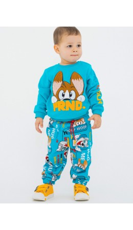 Брюки детские трикотажные для мальчиков разноцветный