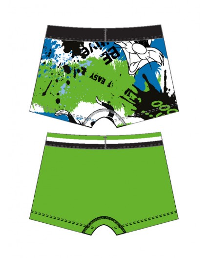 Трусы трикотажные для мальчиков - боксеры, 2 шт в комплекте разноцветный