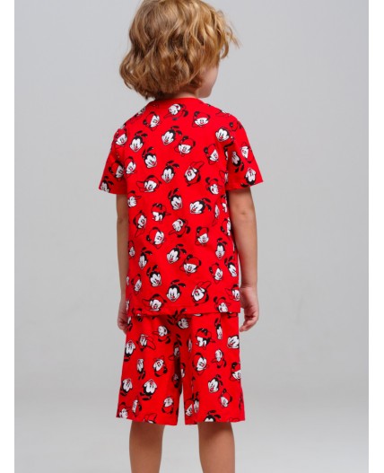 Пижама трикотажная для мальчиков красный