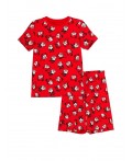 Пижама трикотажная для мальчиков красный