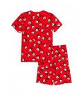 Пижама трикотажная для мальчиков красный