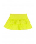 Юбка-шорты трикотажная для девочки жёлтый