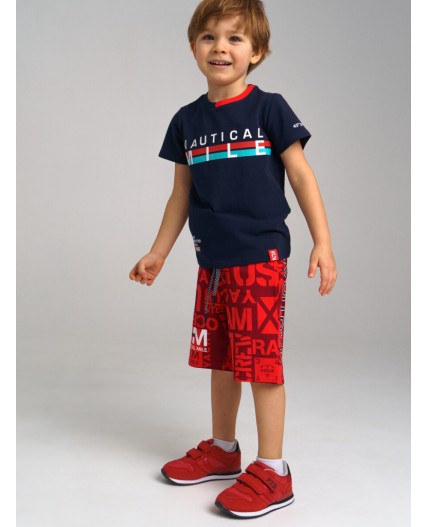 Шорты трикотажные для мальчика красный