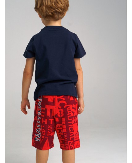Шорты трикотажные для мальчика красный