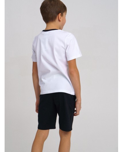 Шорты трикотажные для мальчика, 2 шт. в комплекте черный,светло-зеленый