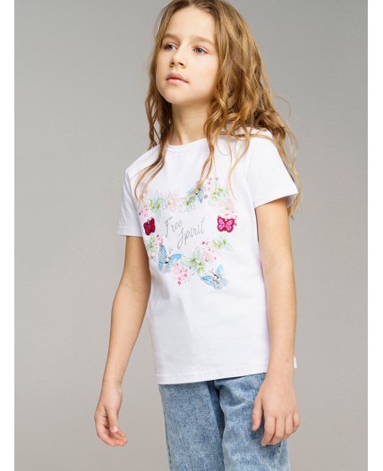 Футболка для девочки белый