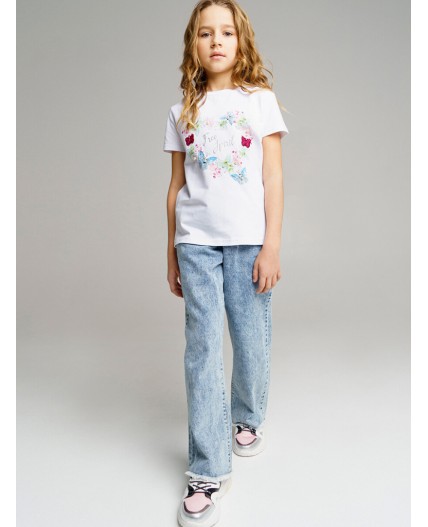 Футболка для девочки белый
