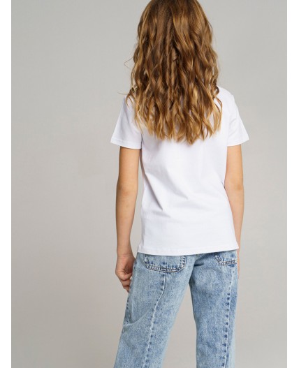 Футболка для девочки белый