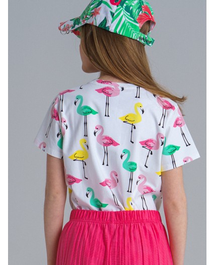 Футболка для девочки разноцветный