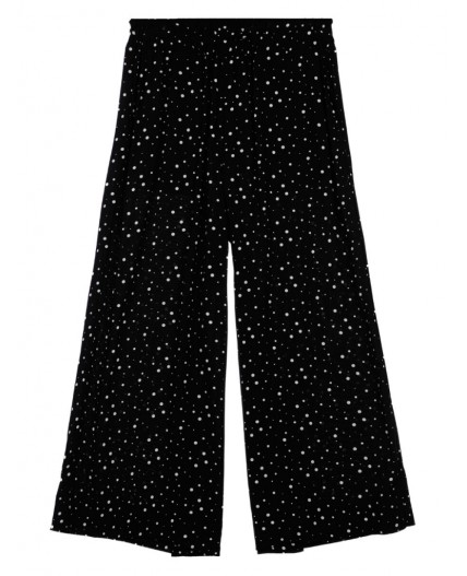 Брюки текстильные для девочки черный