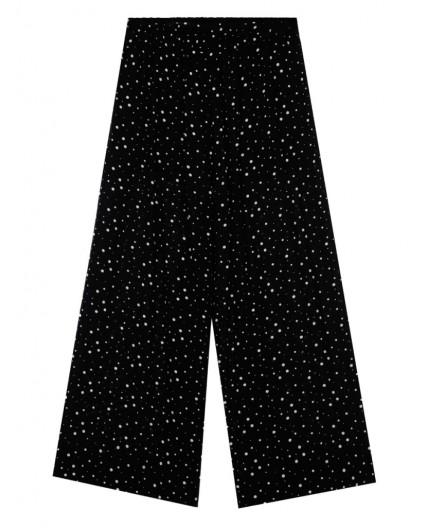 Брюки текстильные для девочки черный