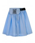 Юбка текстильная голубой