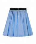 Юбка текстильная голубой
