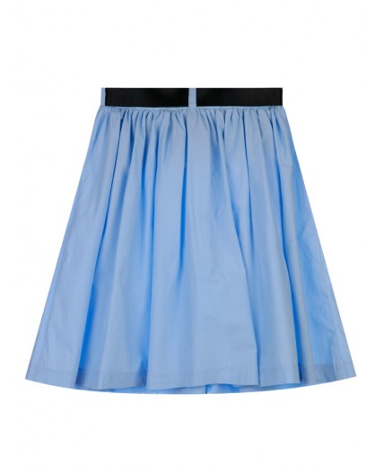 Юбка текстильная голубой