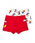 Трусы-боксеры 2 шт. в комплекте белый,красный