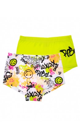 Трусы-шортики 2 шт. в комплекте разноцветный,светло-зеленый