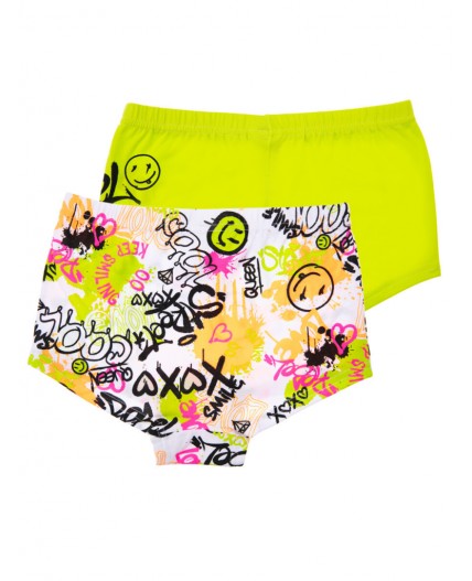 Трусы-шортики 2 шт. в комплекте разноцветный,светло-зеленый