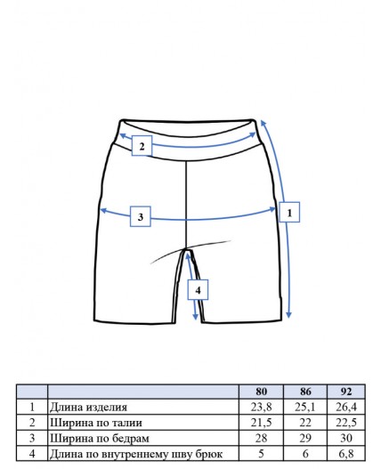 Комплект детский трикотажный для мальчиков: фуфайка (футболка), шорты разноцветный