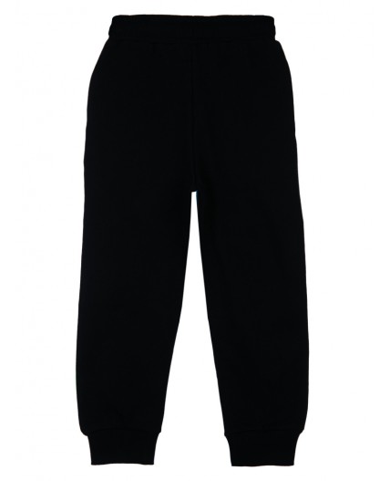 Брюки трикотажные для мальчиков черный,разноцветный