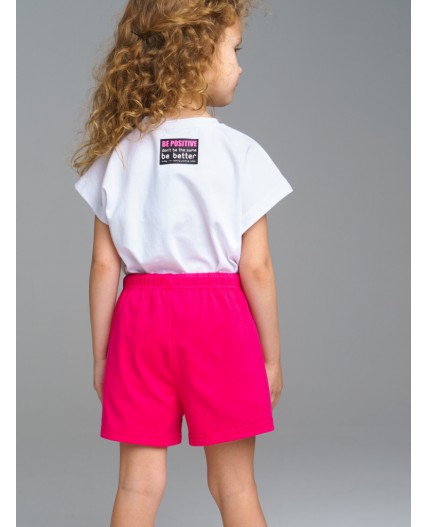Шорты трикотажные для девочек, 2 шт в комплекте разноцветный