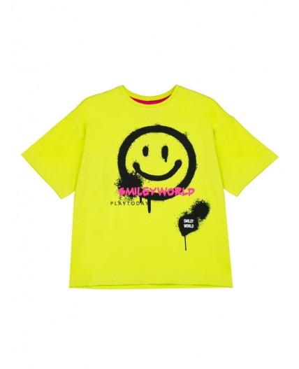 Фуфайка трикотажная для девочек (футболка) светло-зеленый