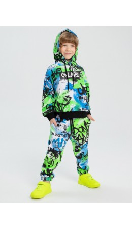 Толстовка трикотажная для мальчиков разноцветный