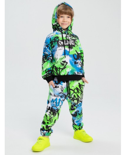 Толстовка трикотажная для мальчиков разноцветный