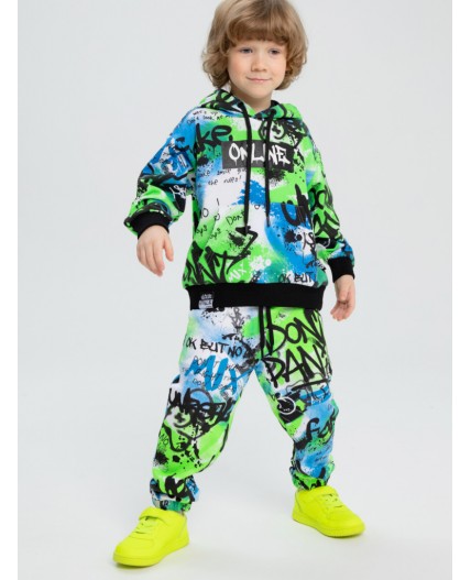 Толстовка трикотажная для мальчиков разноцветный