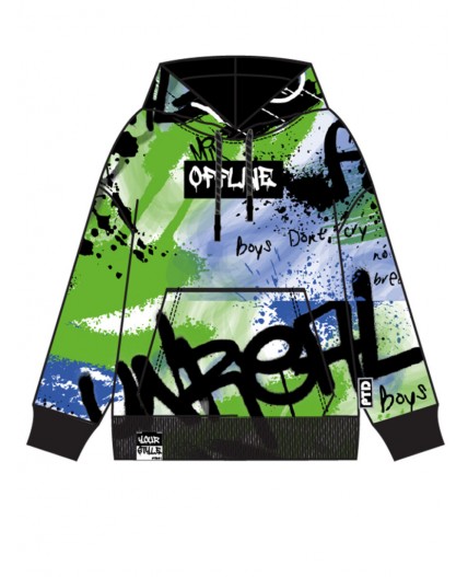 Толстовка трикотажная для мальчиков разноцветный