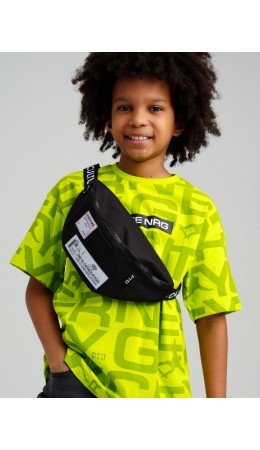 Сумка поясная для мальчиков черный