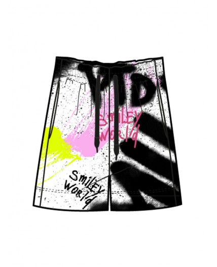 Шорты трикотажные для девочек разноцветный