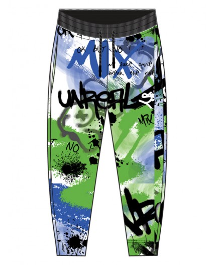 Брюки трикотажные для мальчиков разноцветный