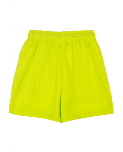 Шорты трикотажные для девочек светло-зеленый