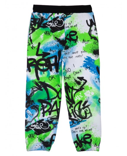 Брюки трикотажные для мальчиков разноцветный