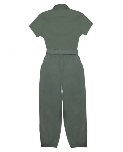 Комбинезон текстильный для девочек хаки