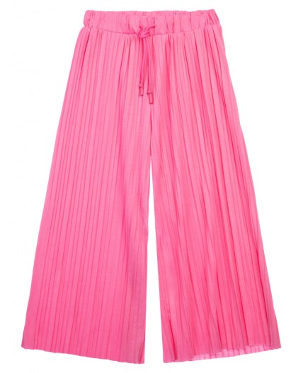 Брюки трикотажные для девочек (кюлоты) розовый