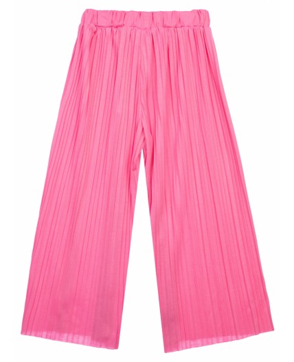 Брюки трикотажные для девочек (кюлоты) розовый