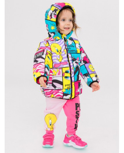 Брюки детские трикотажные для девочек розовый,светло-розовый