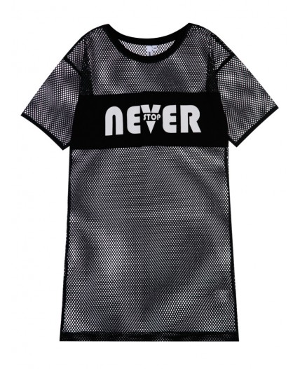 Пляжная накидка из сетки черный