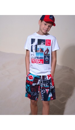 Плавательные шорты (Бордшорты) для мальчика разноцветный