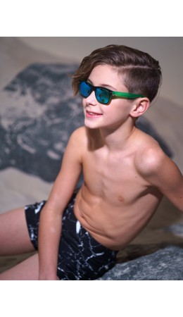 Солнцезащитные очки с поляризацией для мальчика зеленый,черный